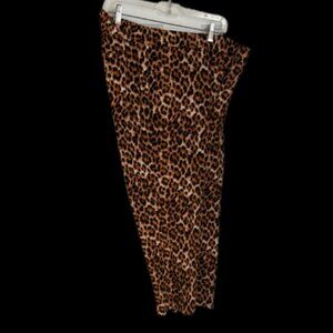 Talbots Leopard Chatham Ankle Pant Size 16WP NWT